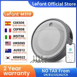 Lefant M310 Robot Vacuum Cleaner-4500Pa Powerful Suction, PreciSense Obstacle Avoidance, 140 Mins Self-Charging,App/Voice/Remote