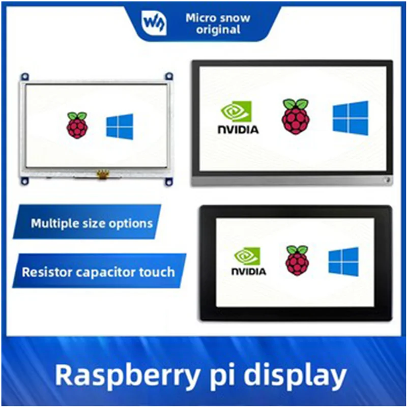 Waveshare 7 Inch DSI Capacitive Touch Screen Display 5-Point Touch Monitor for Raspberry Pi