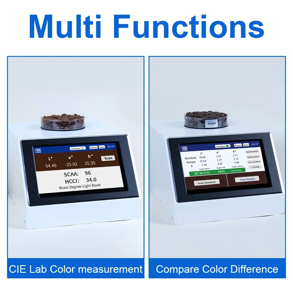 LS177C D/8 High Precision Coffee Beans Roast Level Analyzer HCCI SCAA Agtron Index Roast Coffee Colorimeter
