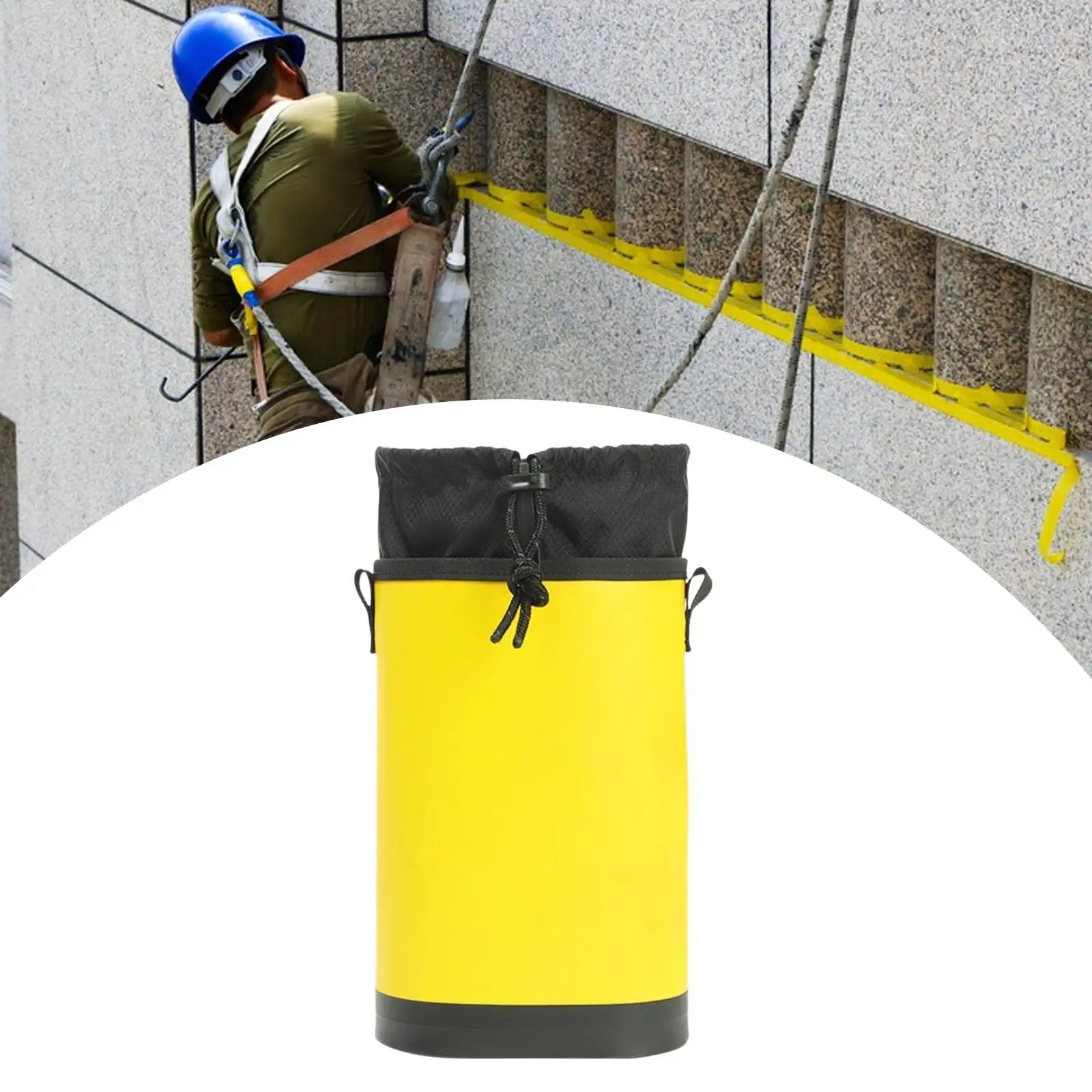 Electrician Tools Bag Waterproof Portable Tool Waist Belt Hardware Tools Organizer for Camp Electrician Travel Fishing Outside