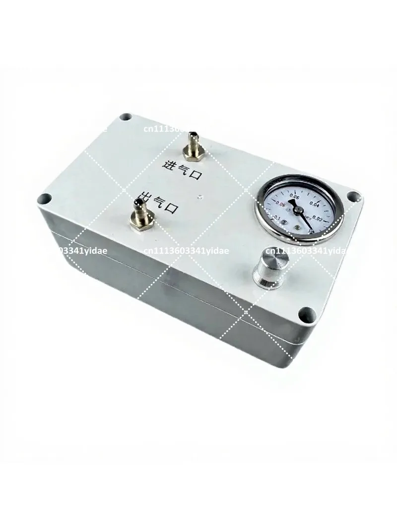 Electric Vacuum Pump with Pressure Gauge - Lab Use for Liquid Extraction, Gas Sampling, Defoaming, Negative/Positive Pressure