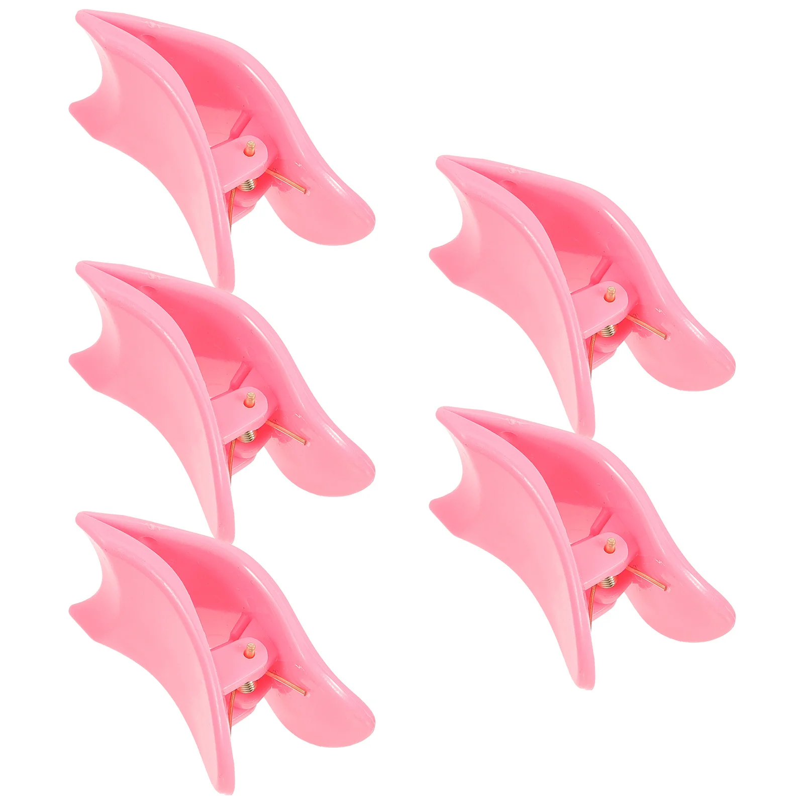 5Pcs Eyelash Clip for False Lashes Ergonomic Design Wear-Resistant Tweezer Lightweight Portable Makeup Assistant Tool for Daily