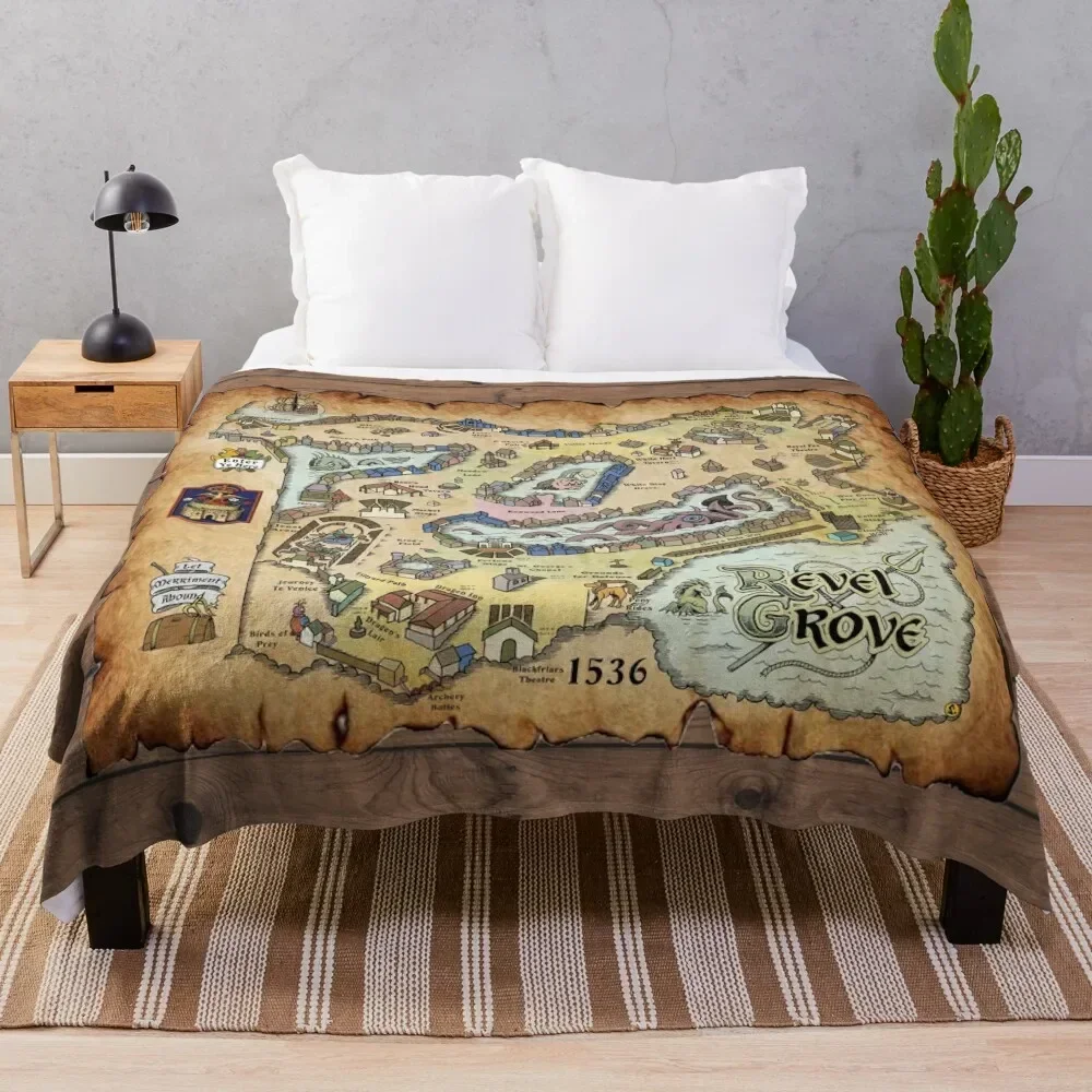 Map of Revel Grove - 1536 Pt II Covers Throw Blanket Luxury Throw Fashion Sofas for babies christmas decoration Blankets