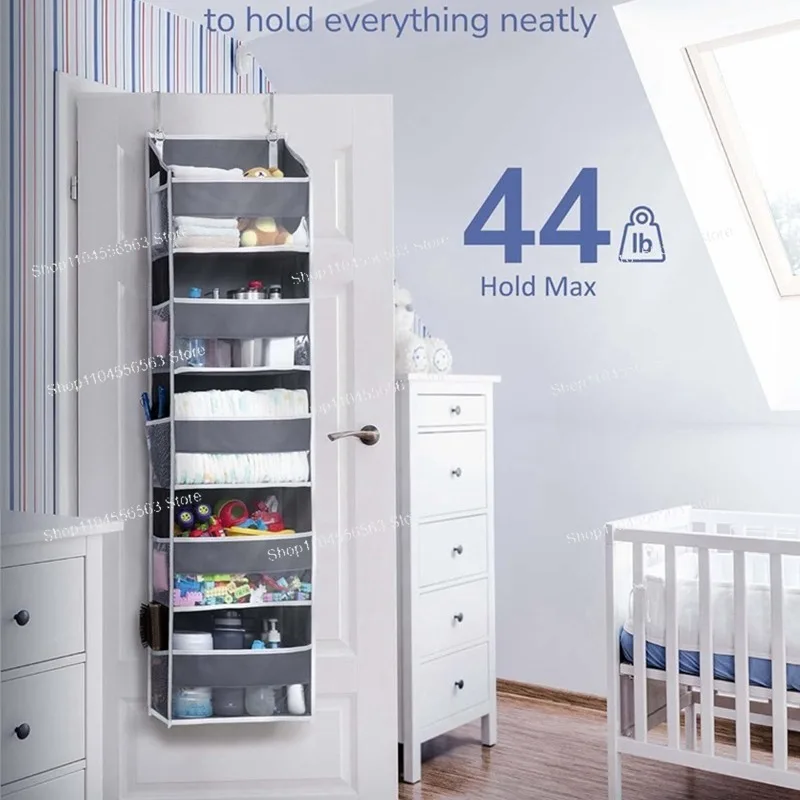 Five-layer Storage Hanging Bag Household Storage and Finishing Supplies Door Back Wardrobe Storage Wall Hanging Type