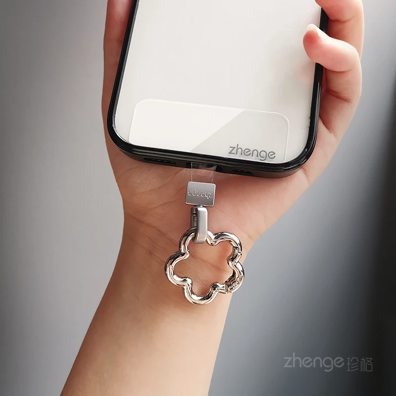Handy-Lanyard-Clip, transparent, dünne Dichtung, Handy-Kettenverbindung, Aufkleber, Anhänger, universelles neues Produkt