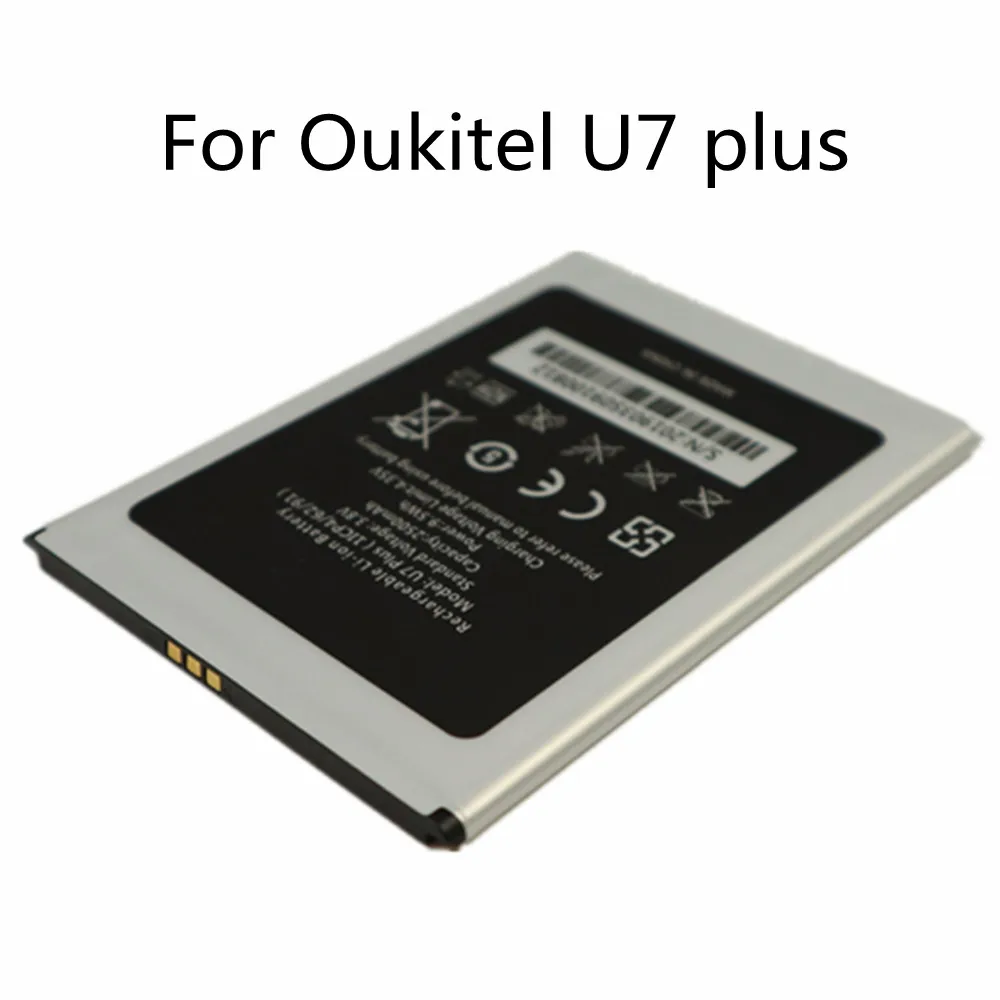 

Oukitel U7plus Battery 2500mAh 100% Original New Replacement accumulators For Oukitel U7 plus Mobile Phone Bateria