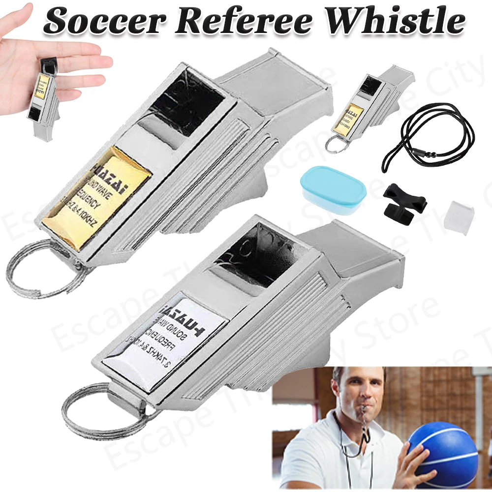 

Professional Soccer Referee Whistle Seedless Emergency Lifesaving Whistles for Outdoor Basketball Training Tool Accessories