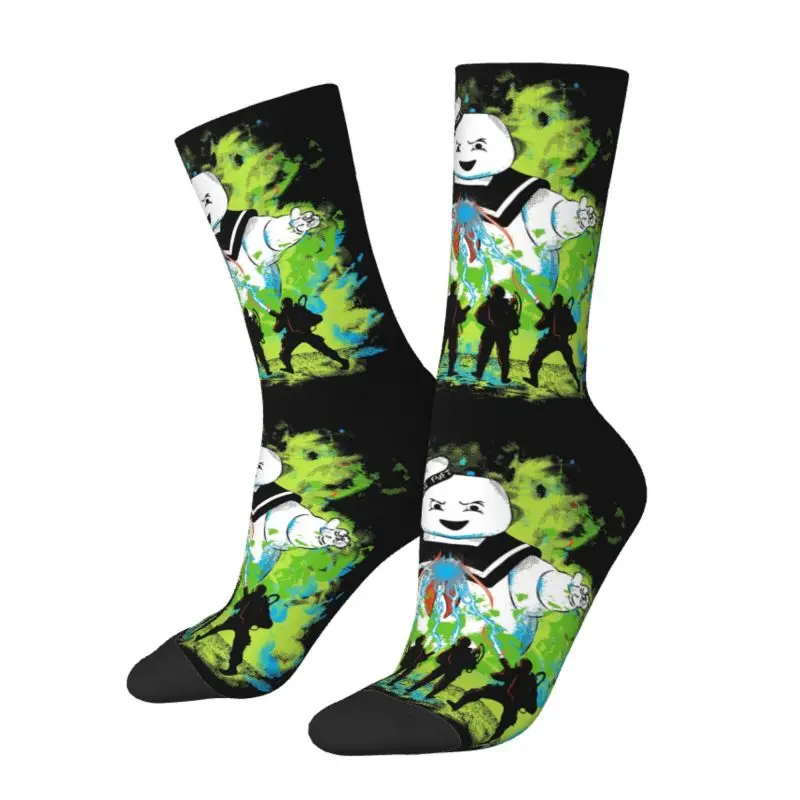 Cool Men's Ghostbusters Busters Dress Socks Unisex Warm Comfortable 3D Print Supernatural Ghosts Movie Crew Socks