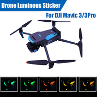 Drone Luminous Sticker For DJI Mavic 3 Pro Night Safety Flight Protective Film Glow-in-the-dark Warning Stickers For DJI Mavic 3