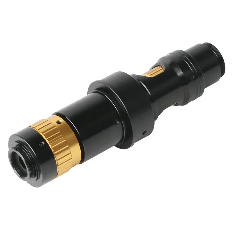 Large depth of field Adjustable Magnification HD 180X Zoom C Mount Lens For HDMI VGA USB Industry Video Microscope Camera