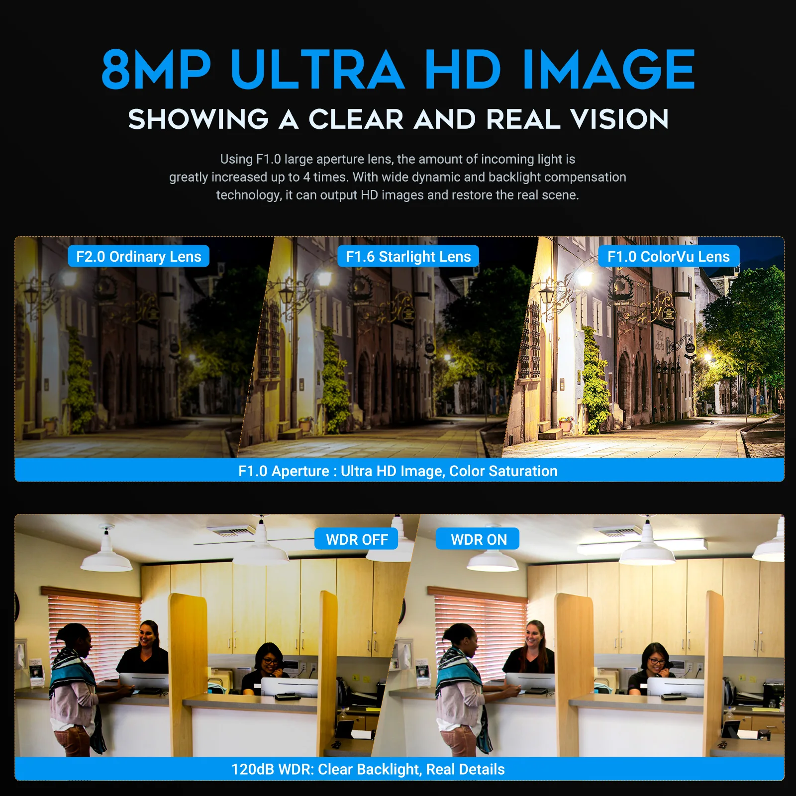 Hikvision Compatible 4K 8MP ColorVu IP Camera Color Night Camera Colorful 5MP Build in MiC PoE Security CCTV H.265 Turret Camera