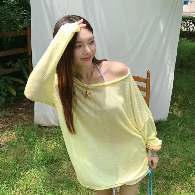 

Новый модный раздельный купальник-бикини из четырех частей в полоску, корейский стиль, с завязками на шее, сексуальный, для пляжного отдыха, с эффектом похудения