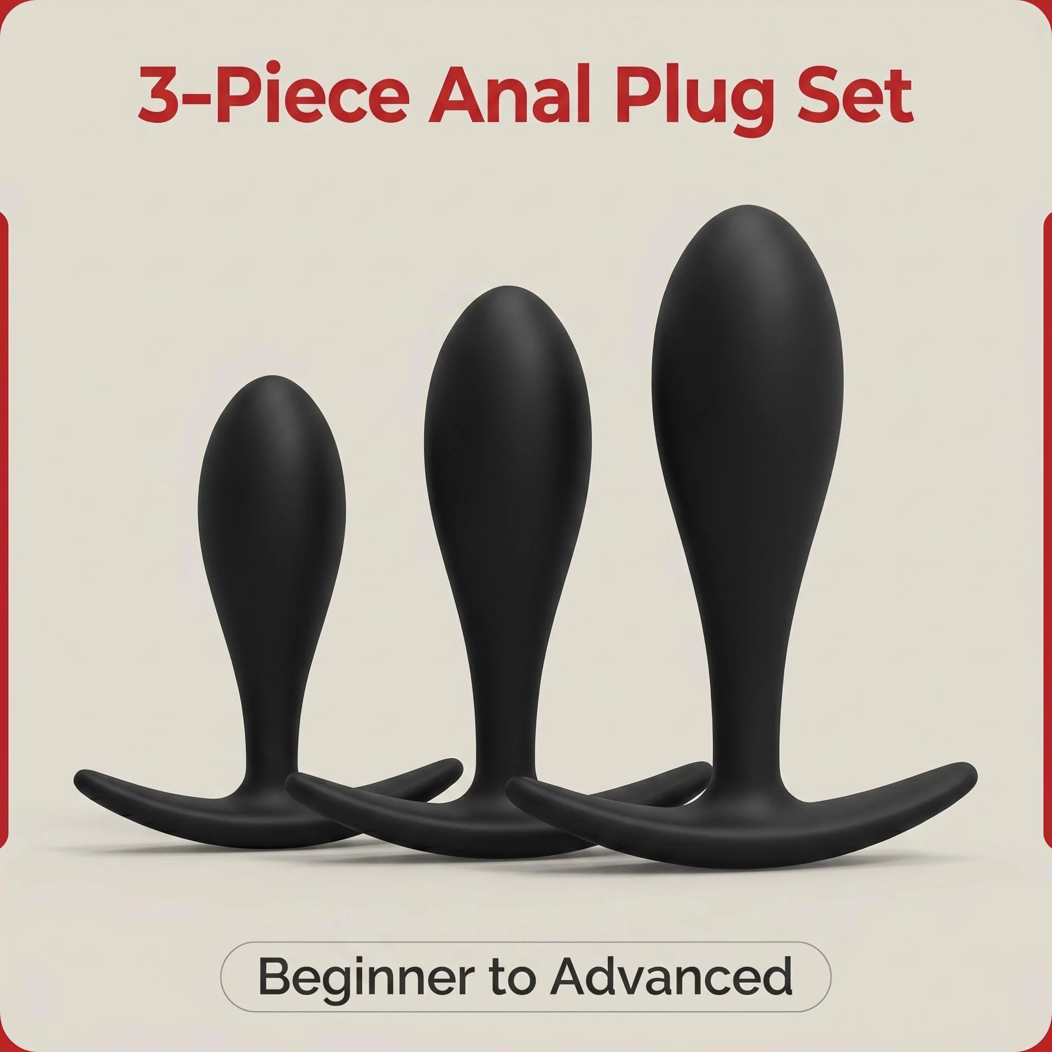 S/M/L 3 Size Silicone Butt Plug Anal Trainer Prostate Massager Wearable Stimulator Adult Toys for Gay Men Women Couples - Image 5