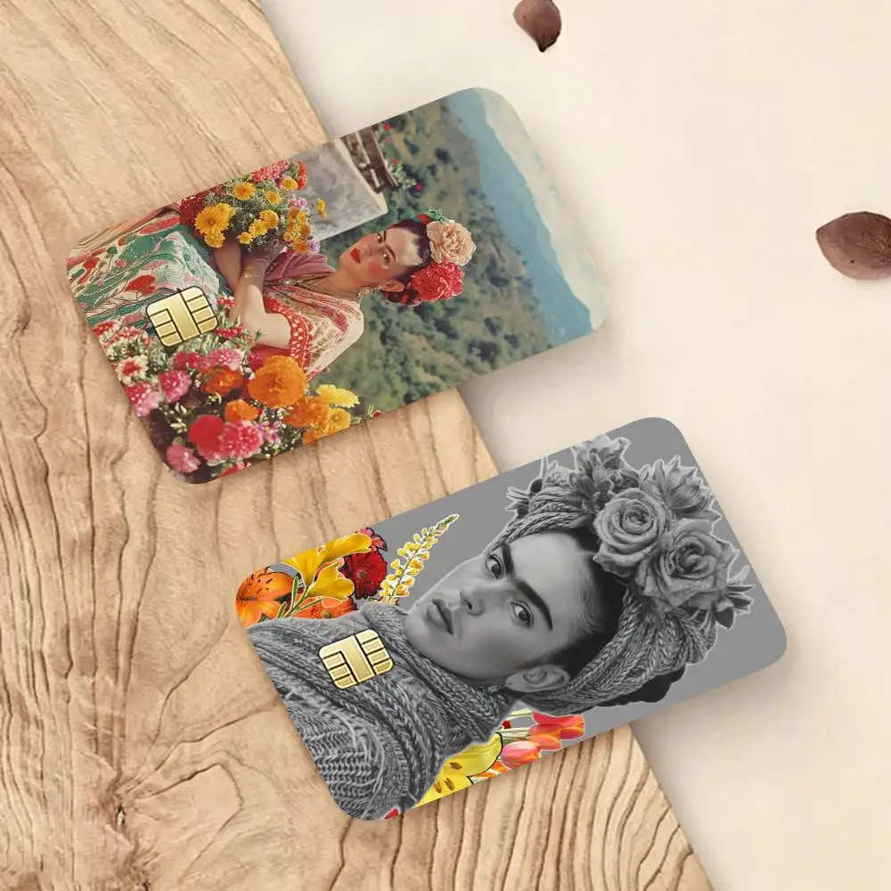 

Art F-Frida K-Kahlo Sticker Decoration Creative Bank Card Bus Metro Waterproof Sticker
