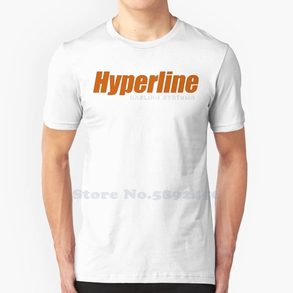 Hyperline Logo High-quality T Shirts Fashion T-shirt New 100% Cotton Tee