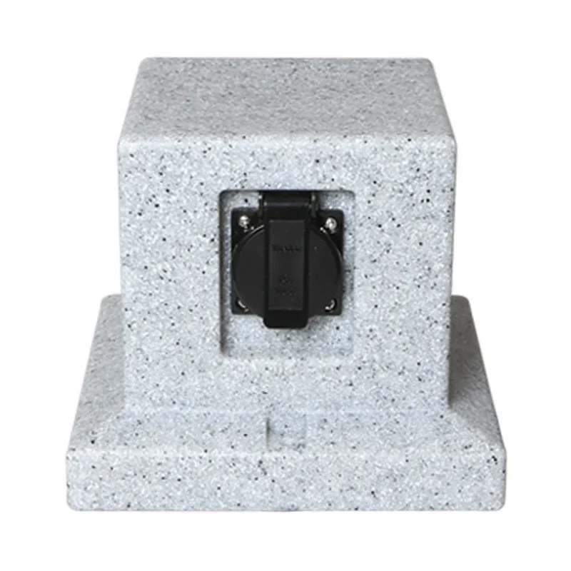 Outdoor Waterproof Socket Box Household Timing Open-Mounted 4kg Resin Waterproof Box New Energy Tram Charging Pile