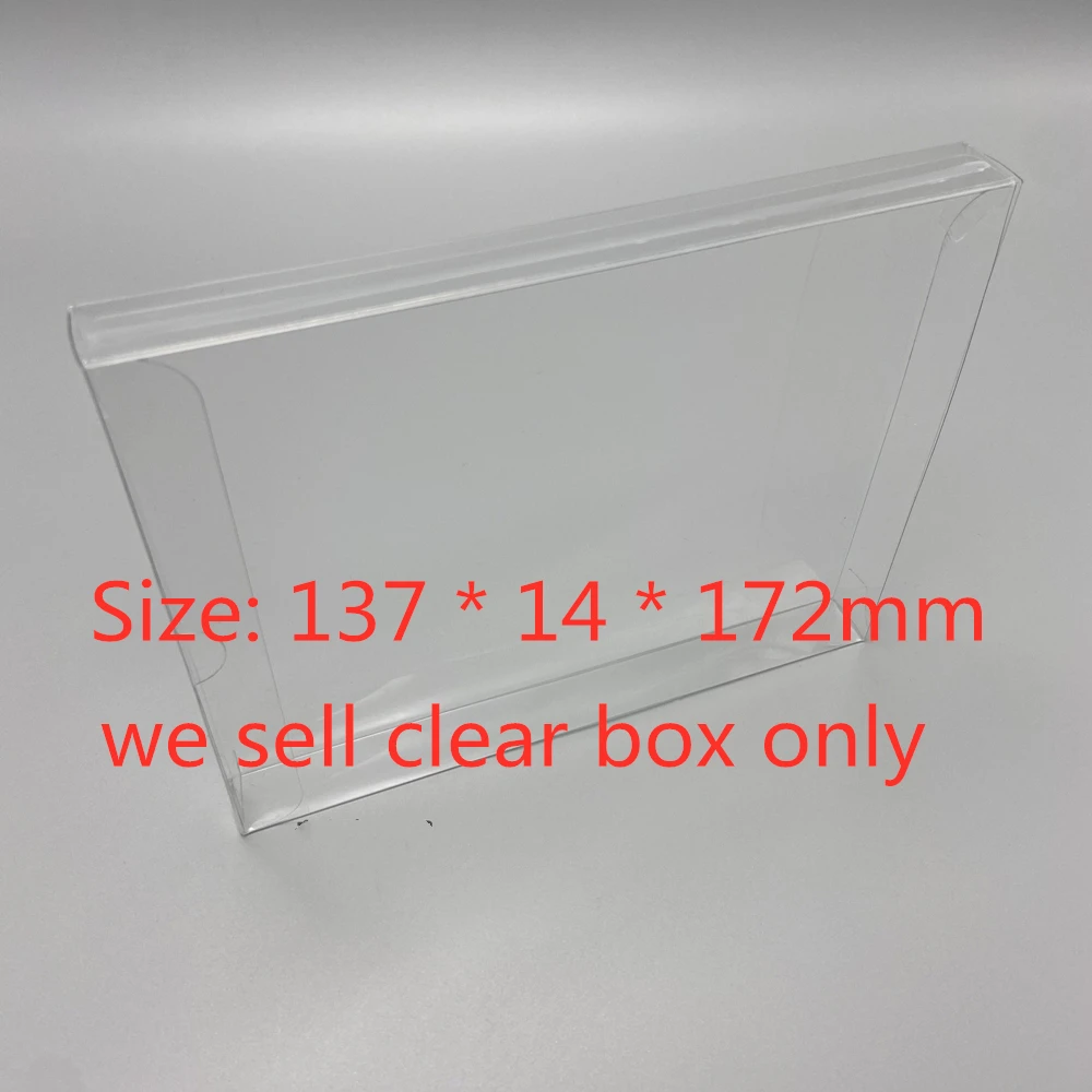 10Pcs Transparent Box Protector For Sword Art Online Collect Boxes For Blu-ray Disc Game Shell Clear Display Case