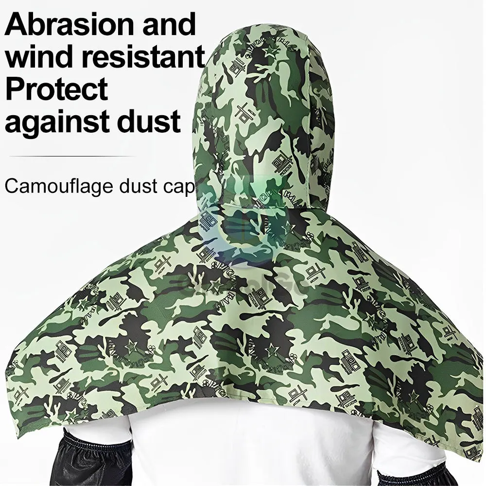 Full Protective Welding Hood Washable Breathable Welding Neck Cover Flame-Retardant Protective Welding Cap for Welder