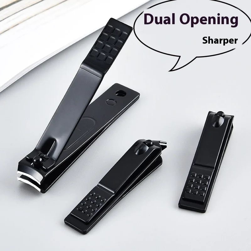 Juego de tijeras para uñas de acero inoxidable, juego de herramientas para manicura y cortaúñas.