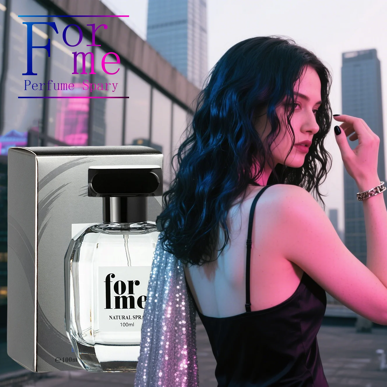 

Одеколон, одеколон-спрей для женщин, 100 мл с цветочным рисунком, фруктами, сандаловым деревом и ванильными нотами, парфюмерия de Mujer, стойкий аромат