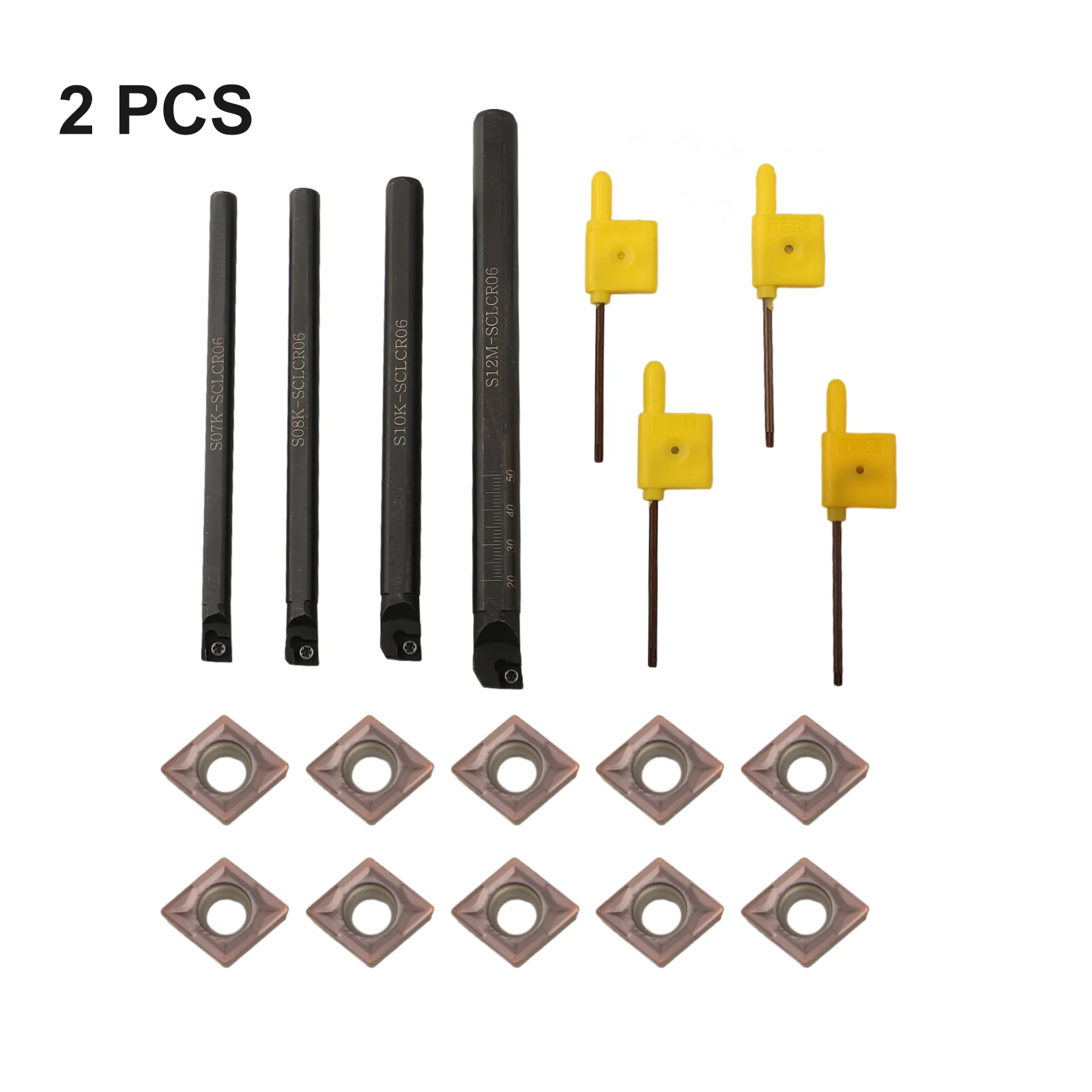 Diverse SCLCR06 Lathe Tools Collection Featuring Ten Quality Insert Pack Enhancing Your Machining Capabilities