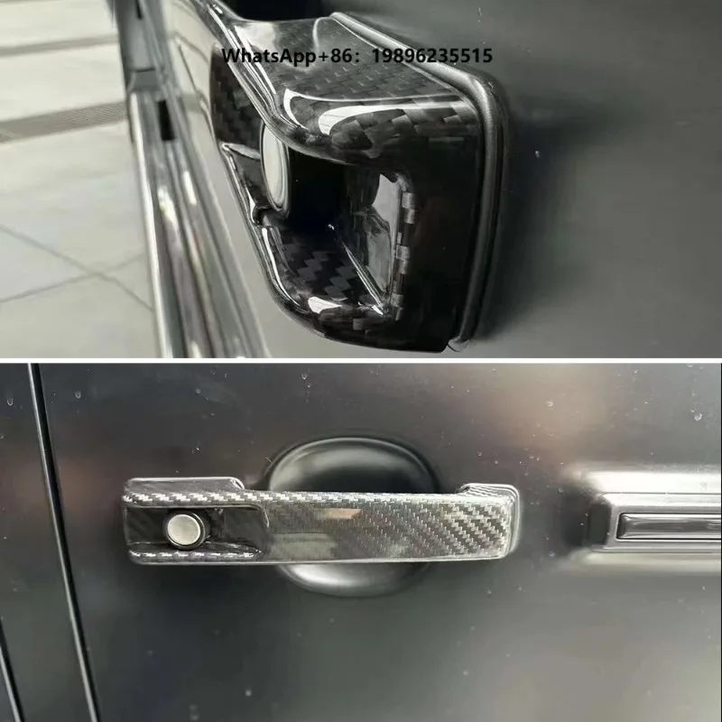 Upgrade W464 G63 Kit Polished Carbon Fiber Door Handle W464 G400 G55 G63 G500 G550 1989-2024 Body Kit