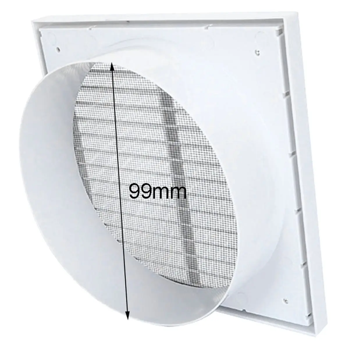 【SUPERDEALS】 Grille Air Outlet Accessories 100MM/125M/150MM Auxiliary Materials Air Exhaust Grille Air Outlet 150mm