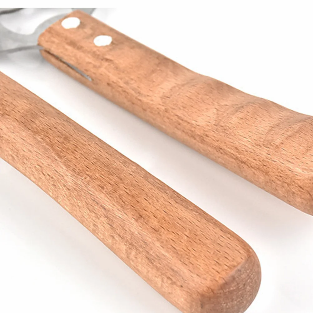 

1Pcs Stainless Steel Meat Shredding Fork Tool with Wooden Handle Bbq Meat Shredder Claws Perfect for Carving Pork Beef Chicken