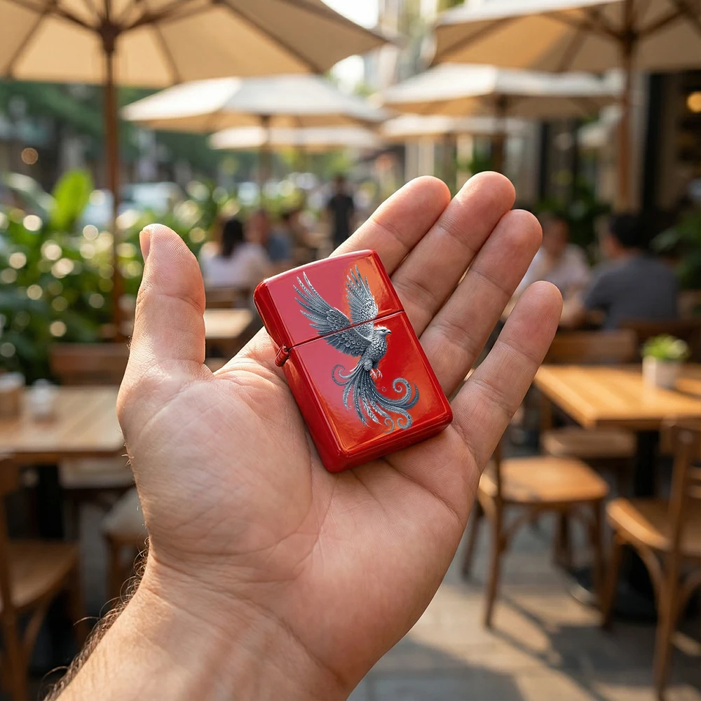 ولاعة بغطاء قابل للفتح بنقشة ف - مراجعة Vintage Collectible Lighters وسعره