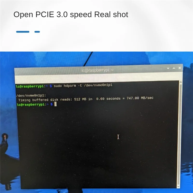 

Pcie To M.2 Nvme SSD Adapter Board For Pi5 Raspberry Pi 5 Supports 2242/2260/2280 NVME M2 SSD