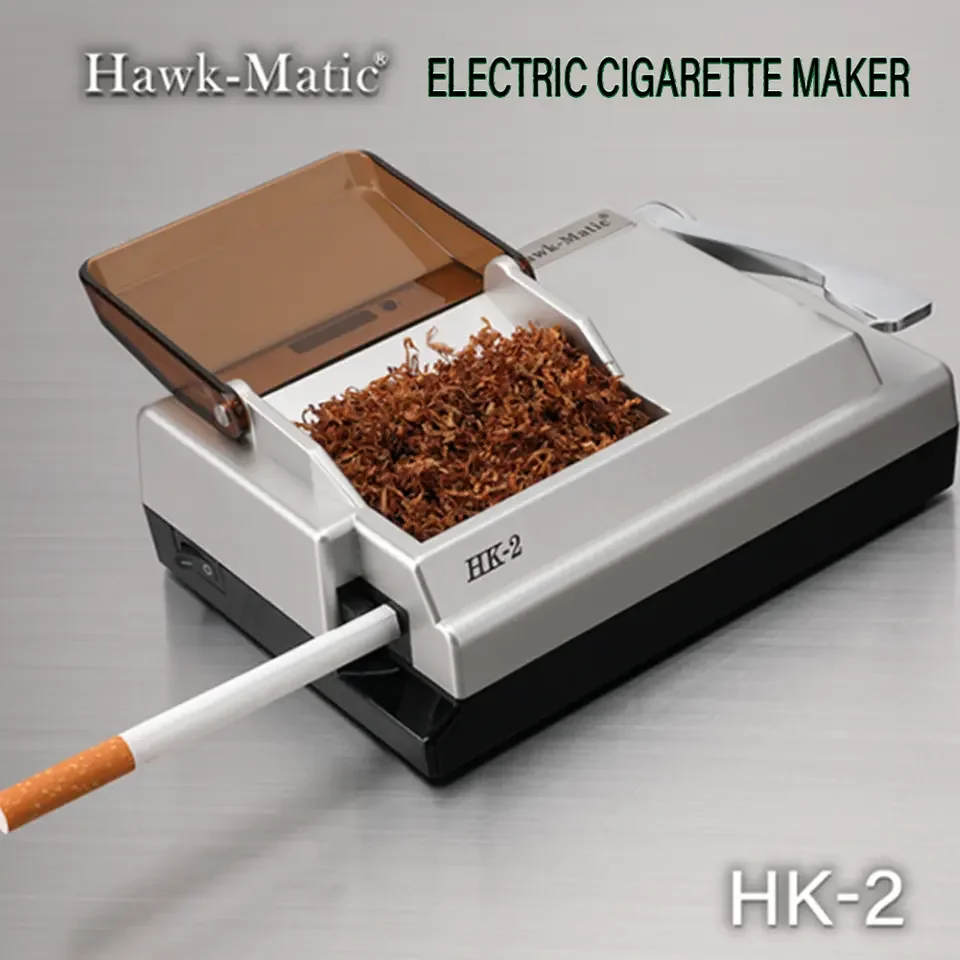 

Hawk-Matic Automatic Tobacco Rolling Machine HK-2 Electric Tobacco Machine 5.5/6.5/8.0mm cigarette tube manufacturing machine