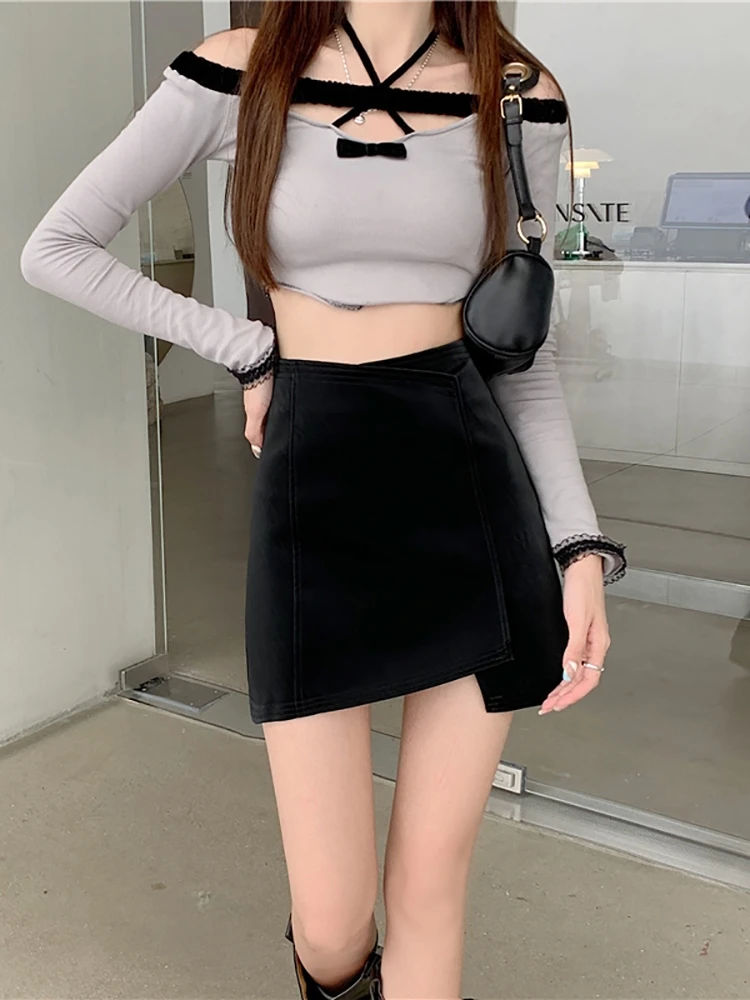 High Waist A-Line S…