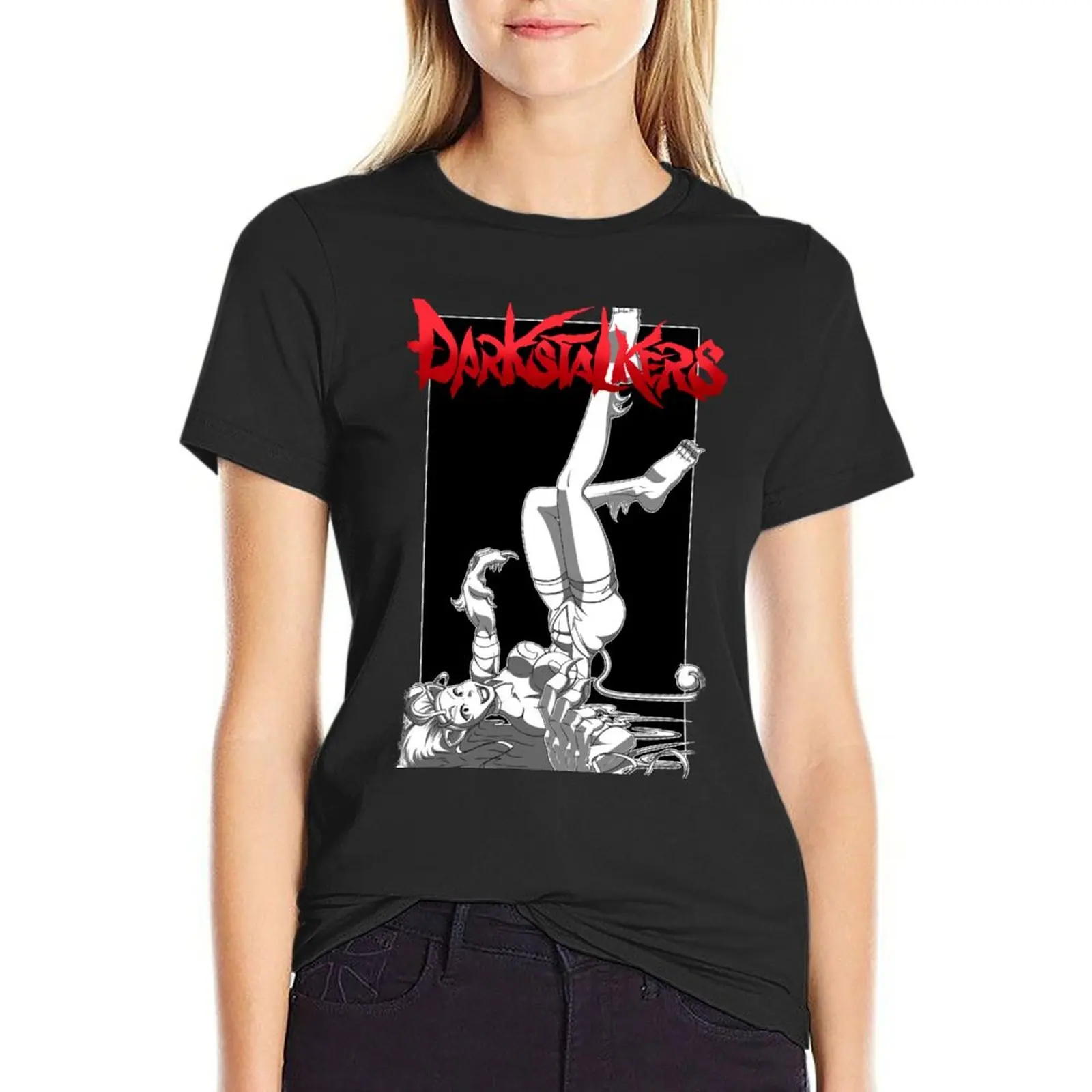 

Darkstalkers - Felicia T-Shirt funnys summer tops sports fans cat shirts for Women