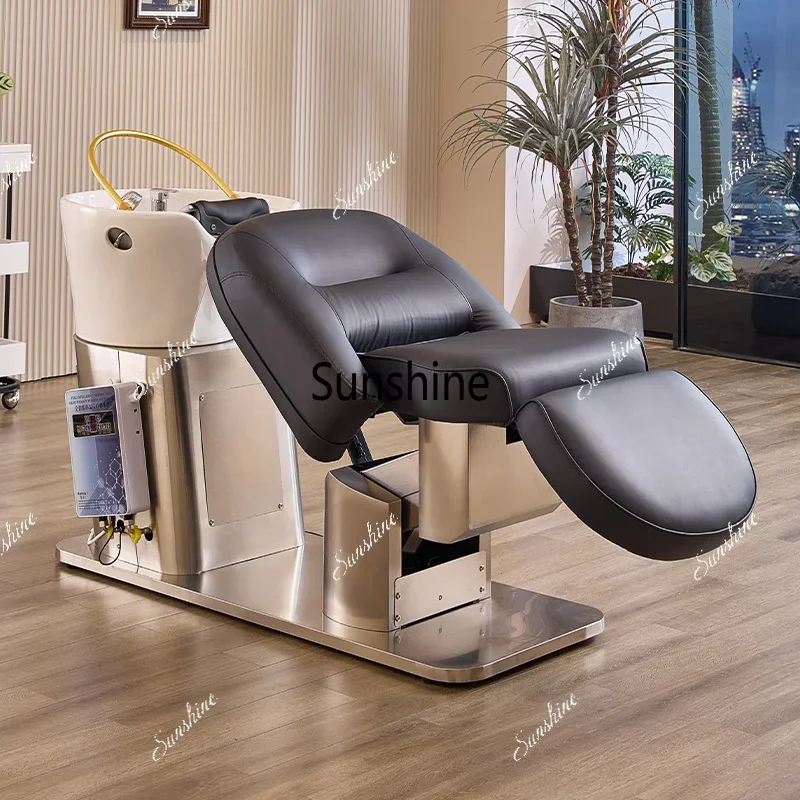Modern intelligent comfortable electric multipurpose hair washing salon table massage stool Bea shampoo bed  sofa Pedicure Foot