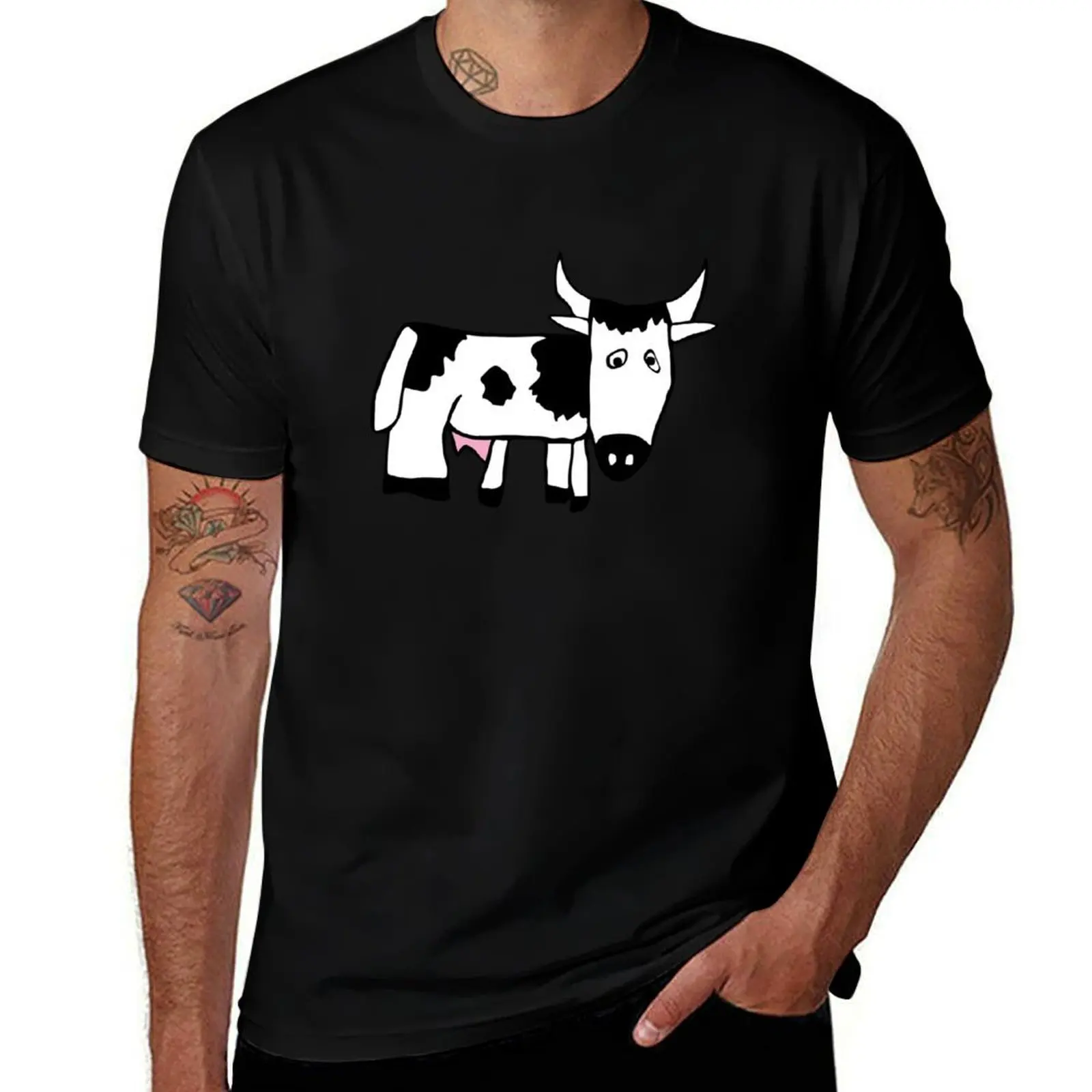 Udderly Fabulous Cow by Everything Eli T-Shirt Big Size Loose Fit Tee Shirt
