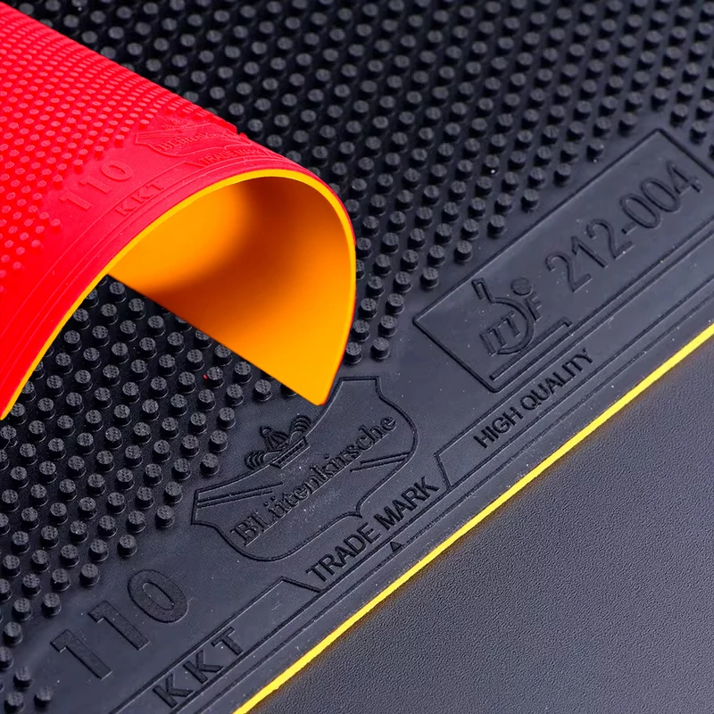 

BLütenkirsche 110 Short Pips Table Tennis Rubber Pips-out Ping Pong Rubber with Orange Sponge Arc Fast Attack ITTF Approved