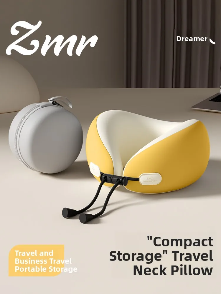 

Travel Memory Foam Neck Pillow U-Shaped Portable Car Plane Long Distance Trip Support Pillow Comfortable Breathable Cover