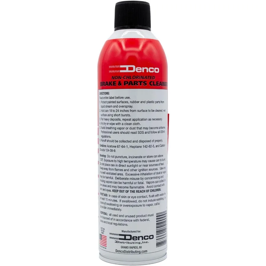 منظف أجزاء الفرامل Denco 1930 لصيانة السيارات والاستخدام الصناعي 13 أونصة الوزن الصافي 15.3 FL OZ إجمالي الحجم حزمة من 1 #3