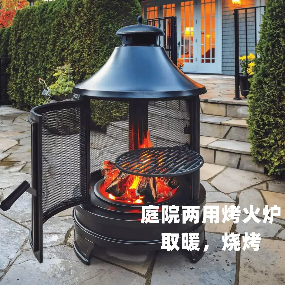 

Outdoor grill stove garden charcoal grill...