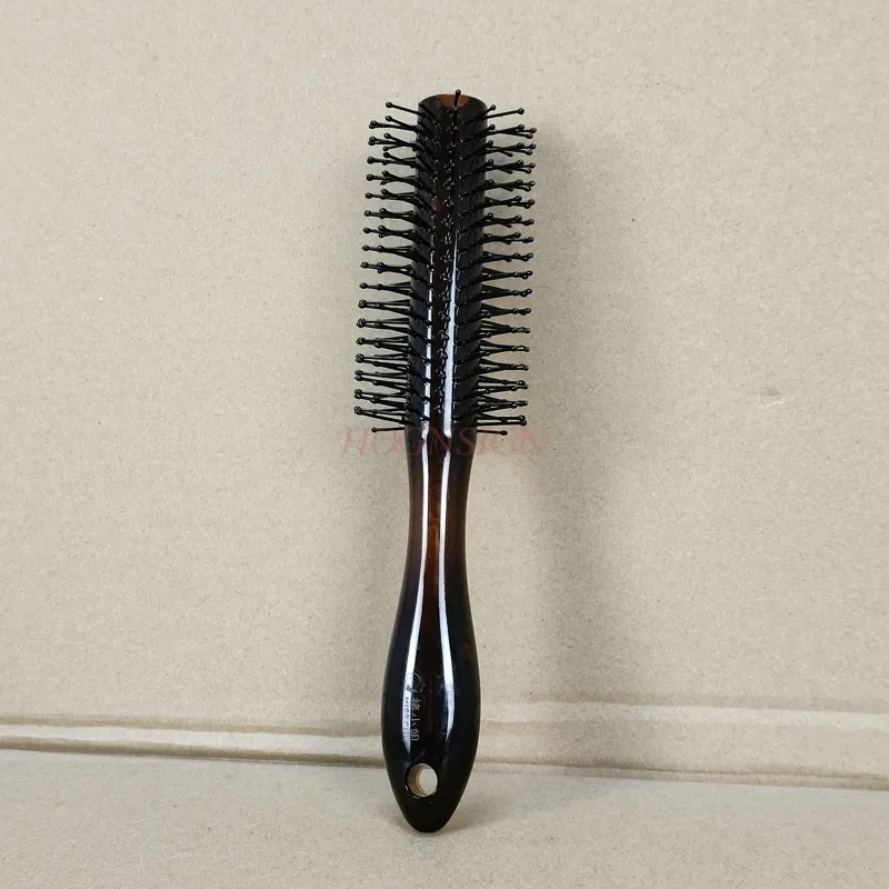 roll comb Amber color comb home rolling comb roll comb smooth tooth does not hurt the scalp buckle