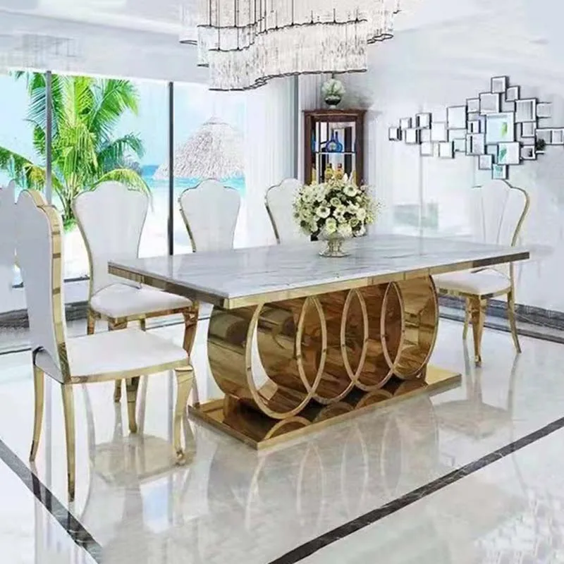 Funny Japanese Dining Tables Modern Minimalist Sintered Stone Dining Room Table Luxury Nordic Mesa Jantar Furniture Home