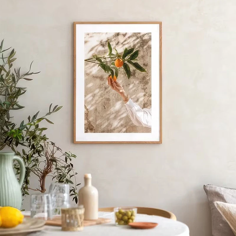 2026 Autumn Lemon Olive Fruit Harvest Poster Prints Cars and Plants Landscape Wall Art Canvas Painting Home Living Room Dec