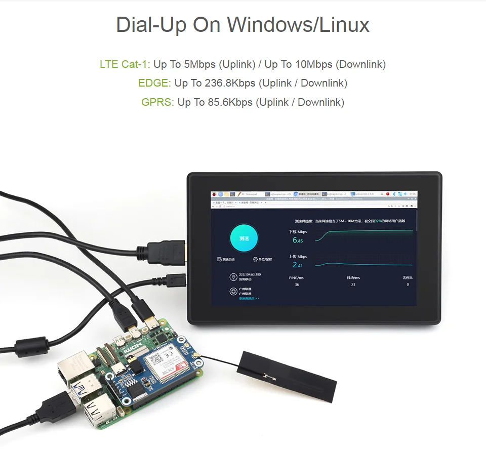 raspberry-pi用cat-1-gsm-gprs-gnss-hat、a7670eモジュールに基づく、lte-cat-1-2gサポート、gnss測位