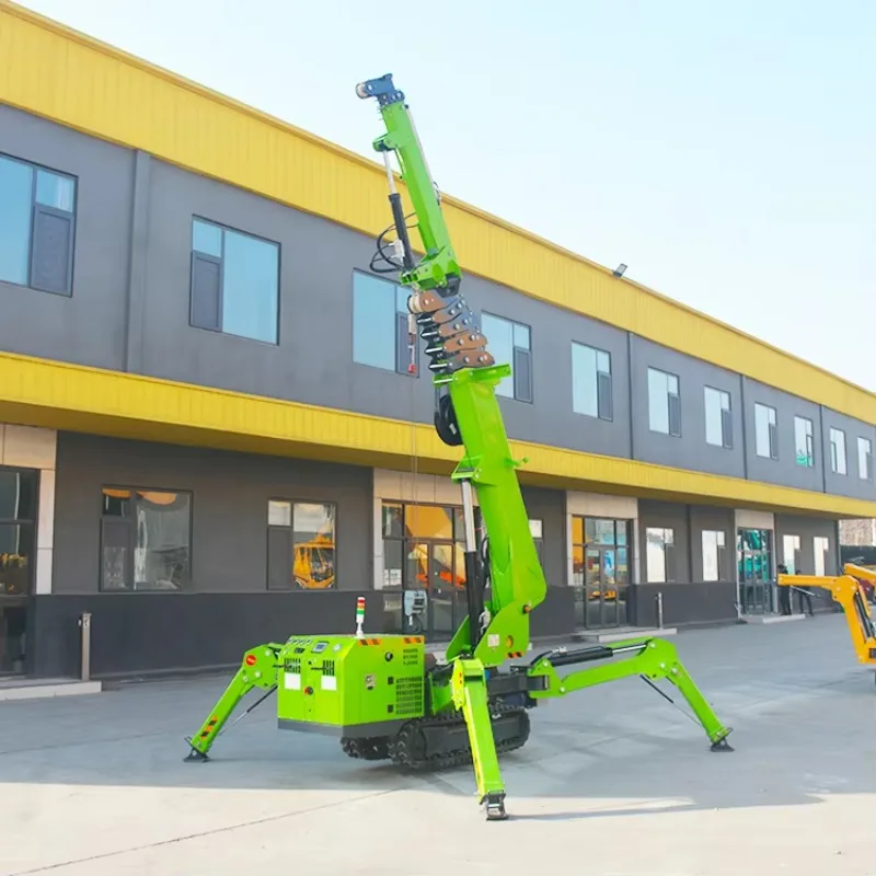 Customized Small Crawler Spider Crane Telescopic Arm 3T Spider Crane Applied To High Rise Construction Operation