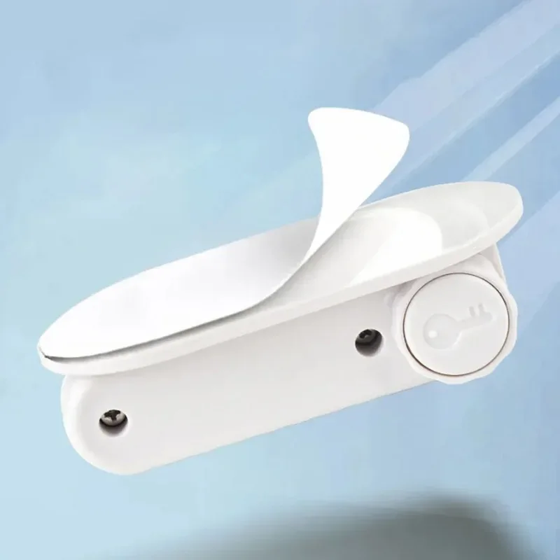 قفل أمان لمقبض باب الأطفال، قفل ثابت خالٍ من اللكم، قفل حماية أمان مضاد لفتح الباب والحيوانات الأليفة #6