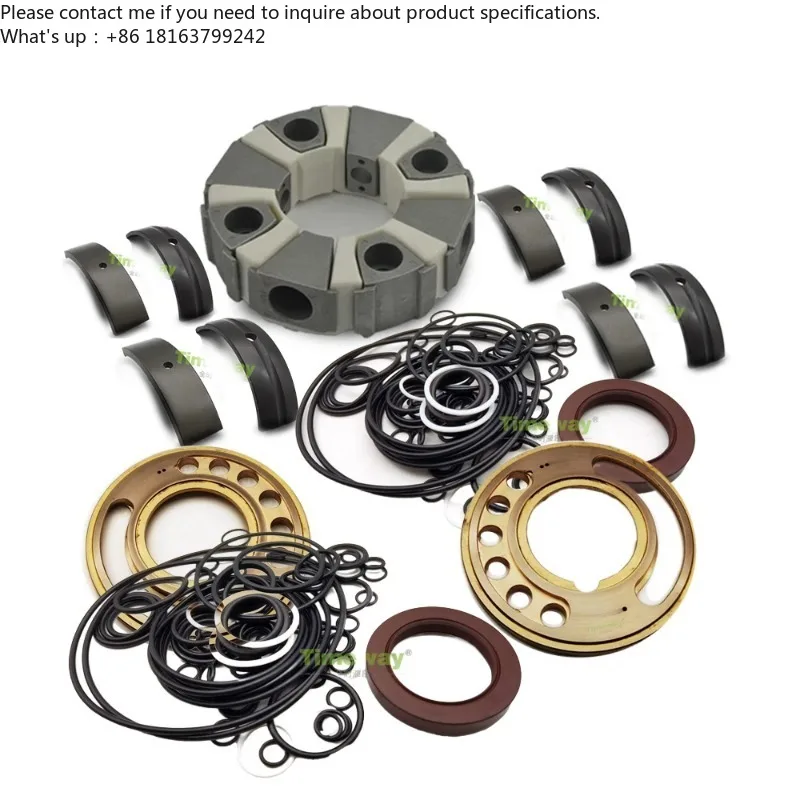 

SBS Hydraulic Pump Parts Valve Plate Seal Kits Coupling Metals for Repair SBS120 Cat Pump Piston Pump Repair Kits