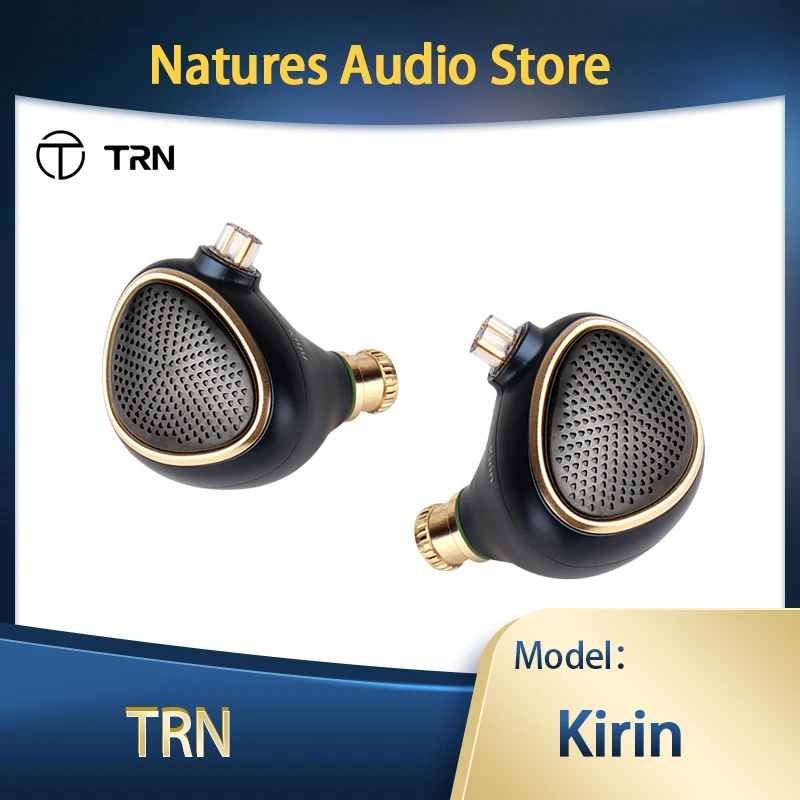 TRN Kirin Nano-grade earphoneHIFI Planar Magnetic Driver Monitor   Interchangeable Tuning Nozzles   2.5, 3.5, 4.4mm Plugs