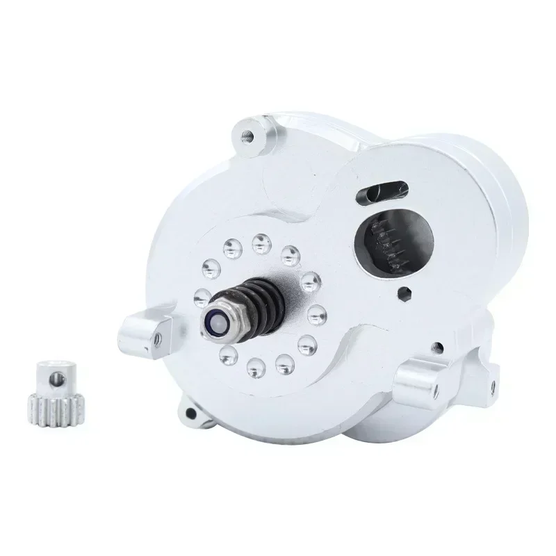 MN86 CNC Transmission Gearbox with Motor Gear for 1/12 MN128 MN86 MN86K MN86KS G500 RC Rock Crawler Truck Upgrade