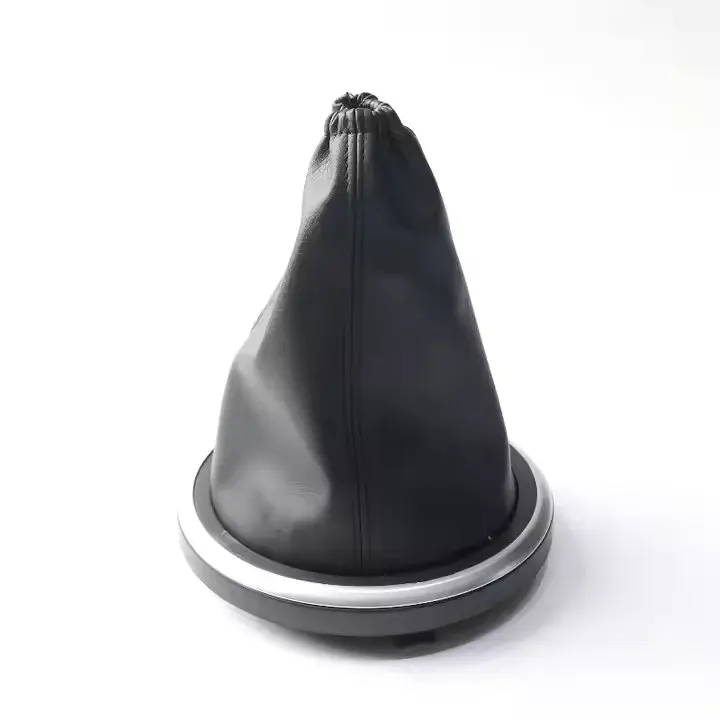 Leather Gear Shift Knob for Ford Fiesta Fusion Transit Connect 2002-2022 Gearshifter 5 6 Speed  Lever Stick Pen POMO Gearknob