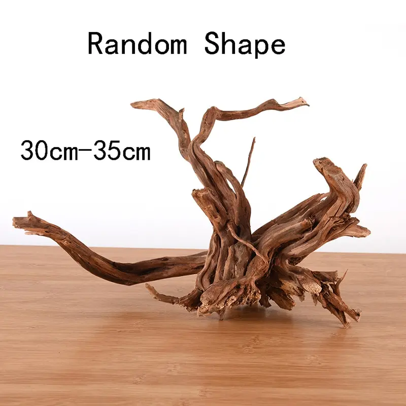 Tronco de árbol Natural de madera de deriva, pecera de Acuario, planta de decoración de Acuario, decoración de escritorio del hogar al azar